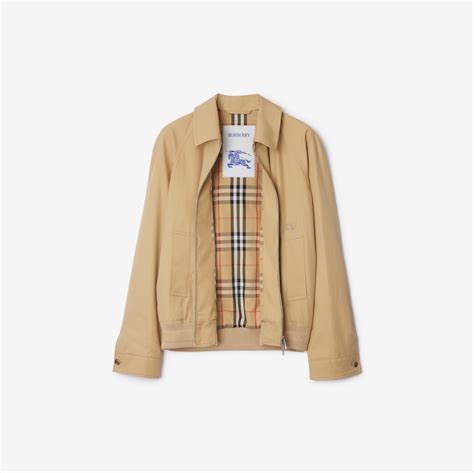 burberry three button jacket|Gabardine Chester Harrington Jacket in Flax .